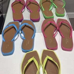 Colorful Women's Flip Flops